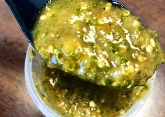 Simple Way to Make Super Quick Homemade Burns Homemade Salsa Verde