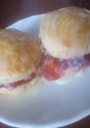 Una foto de Scones dulces
