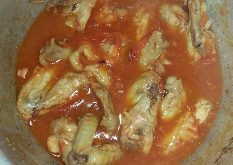 Easiest Way to Make Favorite Stewed chicken wings