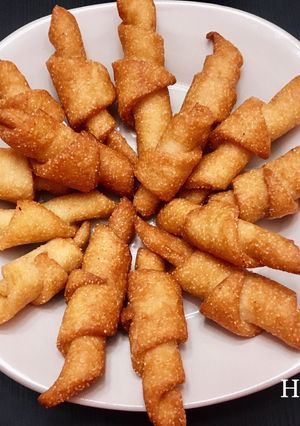 A picture of Semolina Croissant Recipe.