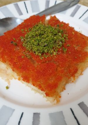 صورة لوصفة كنافة نابلسية 😋👍