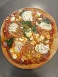 Air Fryer Pita Margherita Pizza