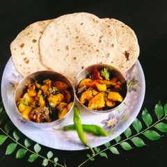 A picture of Fry potato chatpata Fry aloo.