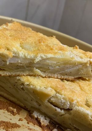 Una foto de Tarta de manzana 🍎 y pera🍐
