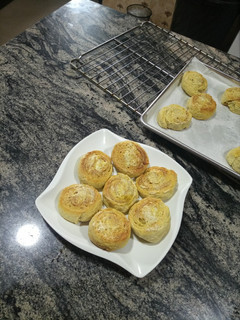 A picture of Peanut butter rolls.