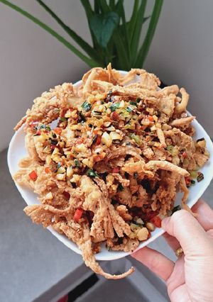 Foto resep Jamur Cabai Garam