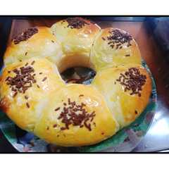 รูปของ Roti sobek coklat (oven tangkring beserta tips)