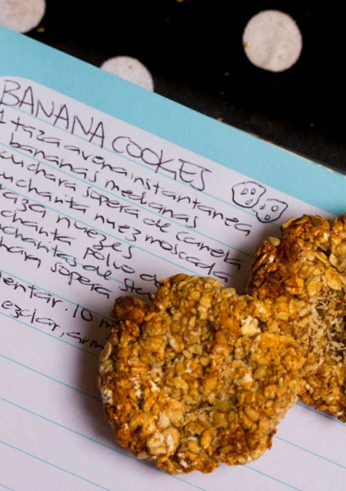 Una foto de Galletitas proteicas de banana