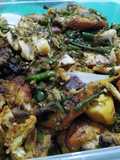 Ayam geprek sambel rawit ijo
