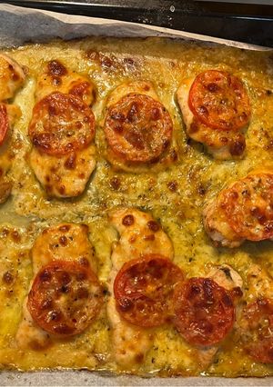 Paradicsomos mozzarellás csirkemell recept fotója