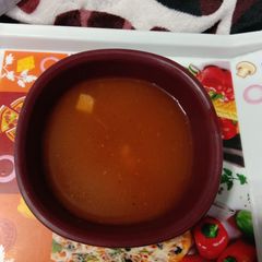 A picture of Tomato soup.