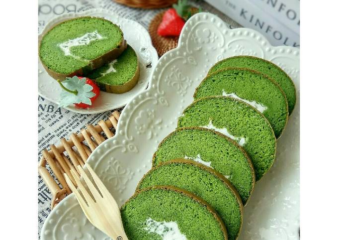 Matcha Rollcake Bolu Gulung Bolgul Premium no SP