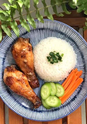 Hình của món Đùi gà nướng.