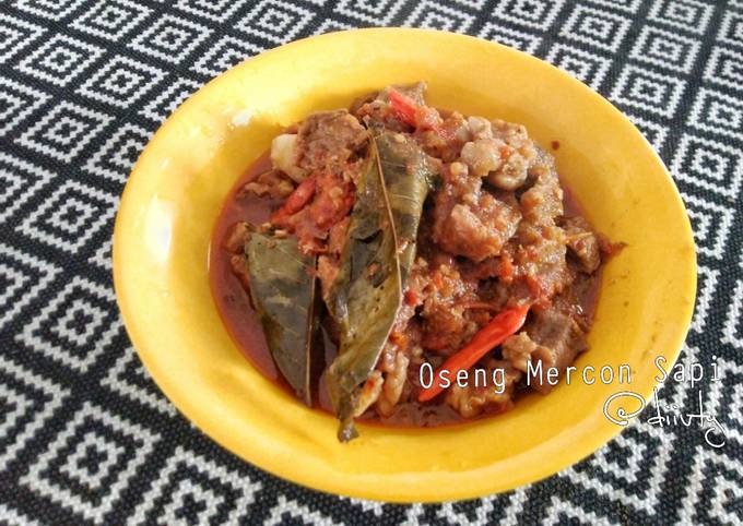 Resep Oseng Mercon Daging Sapi Oleh Divty Hardyfani Cookpad