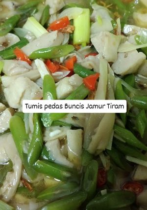Foto resep Tumis Pedas Buncis Jamur Tiram