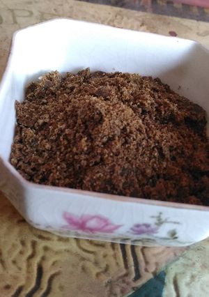A picture of Flax seeds chutney.