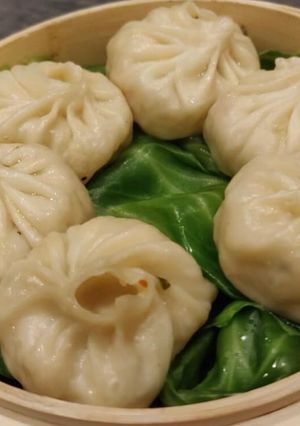 A picture of Veg momos.