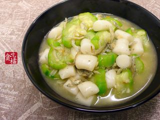 小魚絲瓜湯年糕 ♥年糕 10