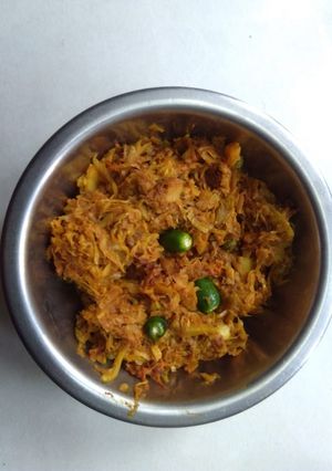 A picture of Cabbage pan fry.