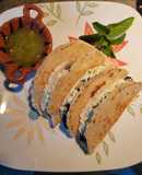 Quesadillas de Huitlacoche con Requezon