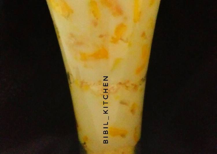 Resep Corn mango with vla yang Enak