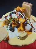 Fruit custard icecream