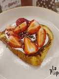 Brioche Perdue Ricotta Fraise Grué de Cacao
