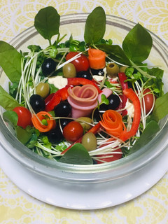 Una foto de Ensalada Navideña!