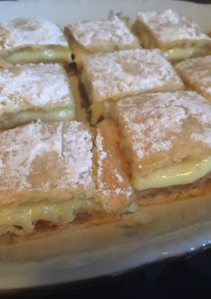Vaníliapudingos almás sütemény 🍎🍏🥧 recept fotója