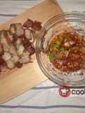 หมูสามชั้นหม้ออบลมร้อน
