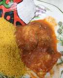 Tajín de bacalao con tomate