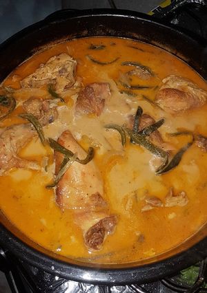 Una foto de Pollo rostizado a la crema