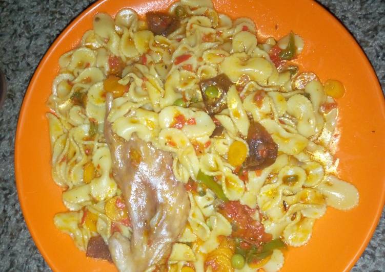 Recipe of Appetizing Macaroni jallof Cooking Basics for Beginners