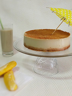 Una foto de Tarta de Horchata. Receta Vegana