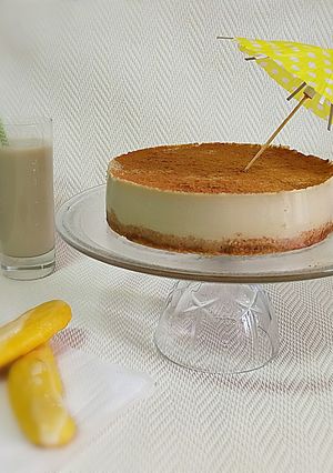Foto principal de Tarta de Horchata. Receta Vegana