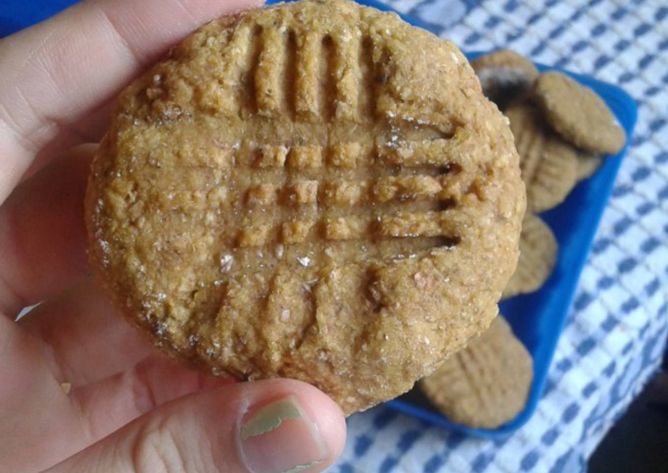 Galletitas Veganas de Mantaquilla de maní y Calabaza🍪☕