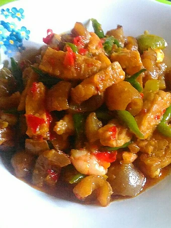 Langkah Gampang Membikin Resep Tumis kikil udang tempe yang Enak Banget Anti Ribet, Bikin Ngiler