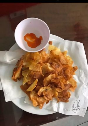 Hình của món Snack khoai tây giòn rụm.