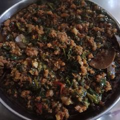 A picture of Kheema Bhaji.