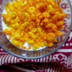 A picture of Boondi raita.