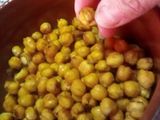 Garbanzos agridulces para finger-food