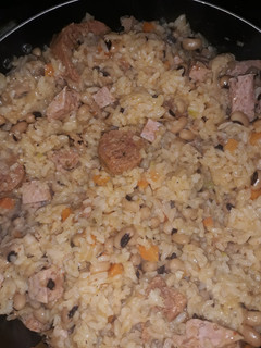 Una foto de Receta 2x1 guiso de frijoles y arroz con frijoles
