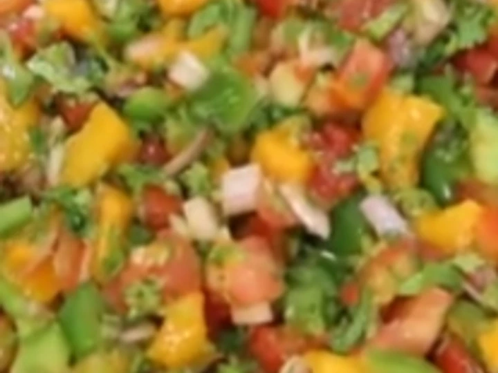 Easy Steps to Prepare Recipe Mango salsa that is Delicious, Addictive}