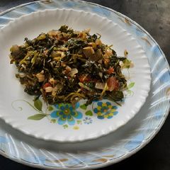 A picture of Leafy green (fresh green methi bhaji).