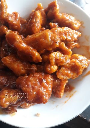 Foto resep Ayam pedas yangnyeom/ ayam pedas richeese
