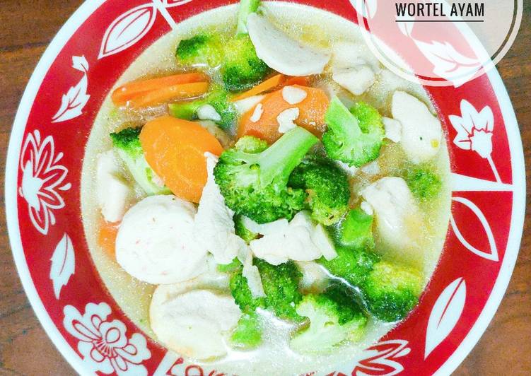 Cah Brokoli Wortel Ayam