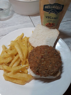 Una foto de Milanesas veganas