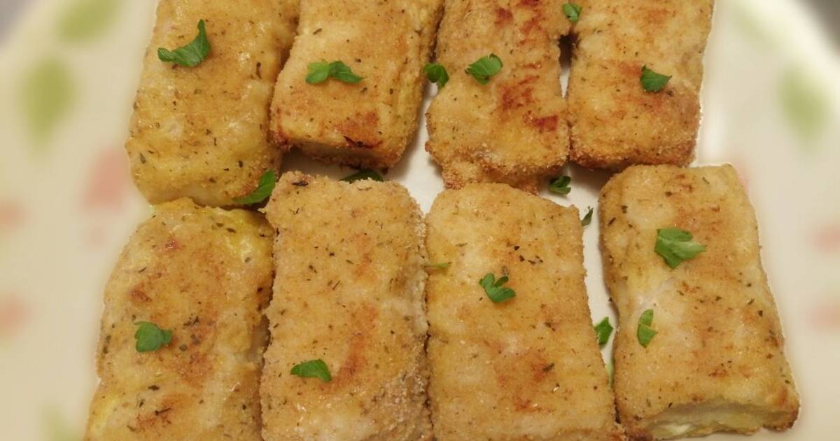 Spicy breaded cod fillets Recipe by Miss Fluffy's Cooking (Angie's