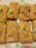 Spicy breaded cod fillets