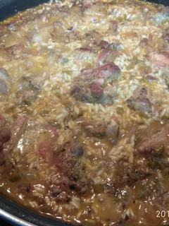 Una foto de Arroz con costillas